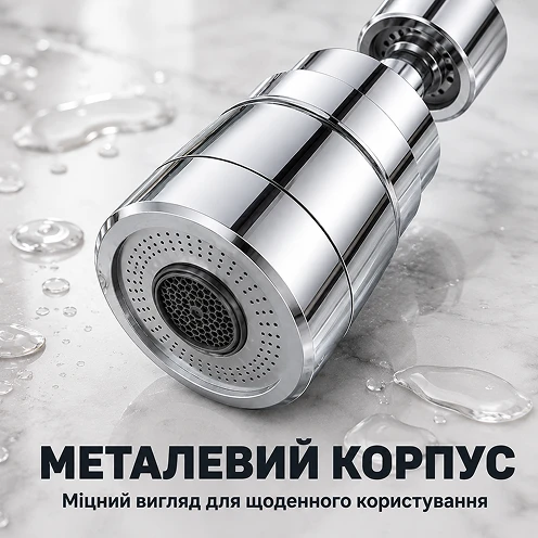 Надійний та довговічний металевий корпус насадки