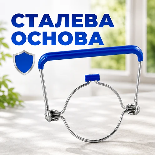 Міцна та надійна металева конструкція тримача