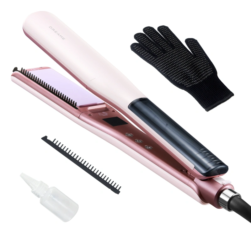 Комплектация выпрямителя Dreame AuraSteam Straight Pink