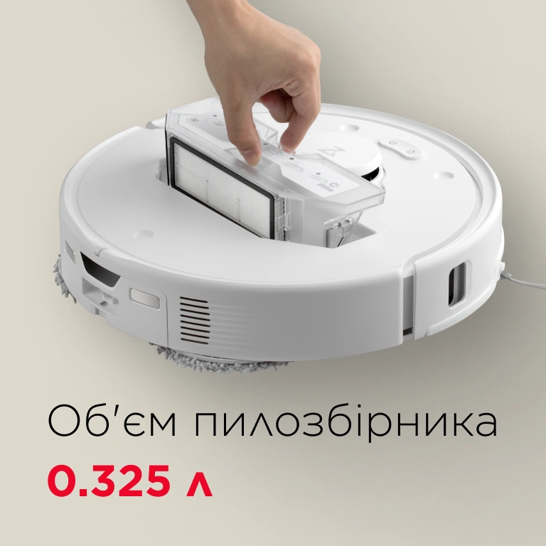 Док-станція Roborock Qrevo Curv 5A1 з нагрівом води до 75°C