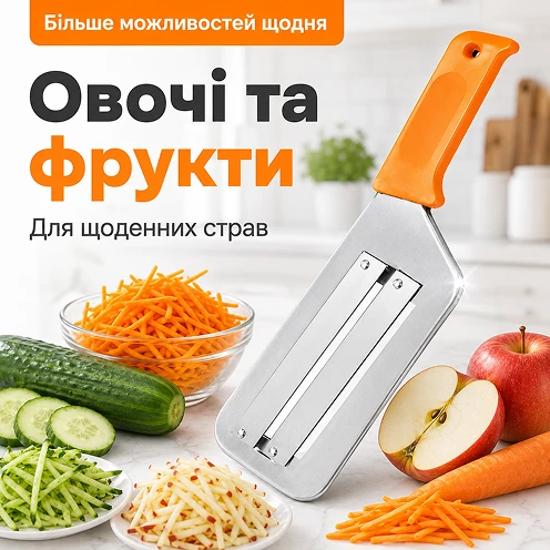Універсальна нарізка овочів та фруктів