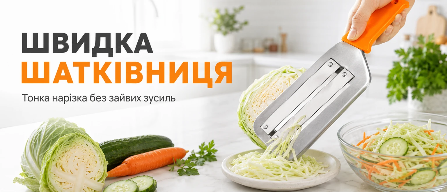 Ручна шинкорізка Empire Orange MIX з подвійним лезом для тонкої нарізки