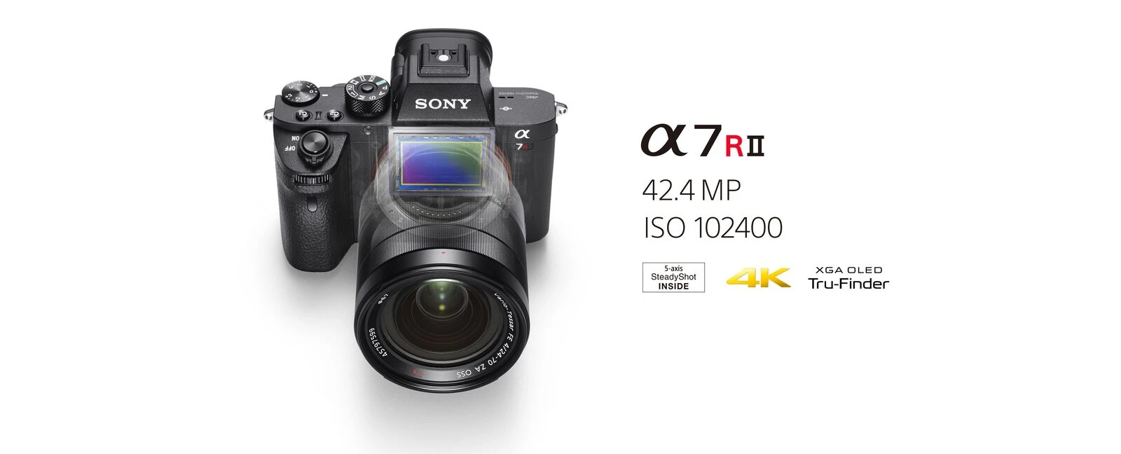 Sony α7R II — 42.4 MP, ISO 102400