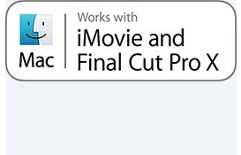 Совместим с iMovie и Final Cut Pro X