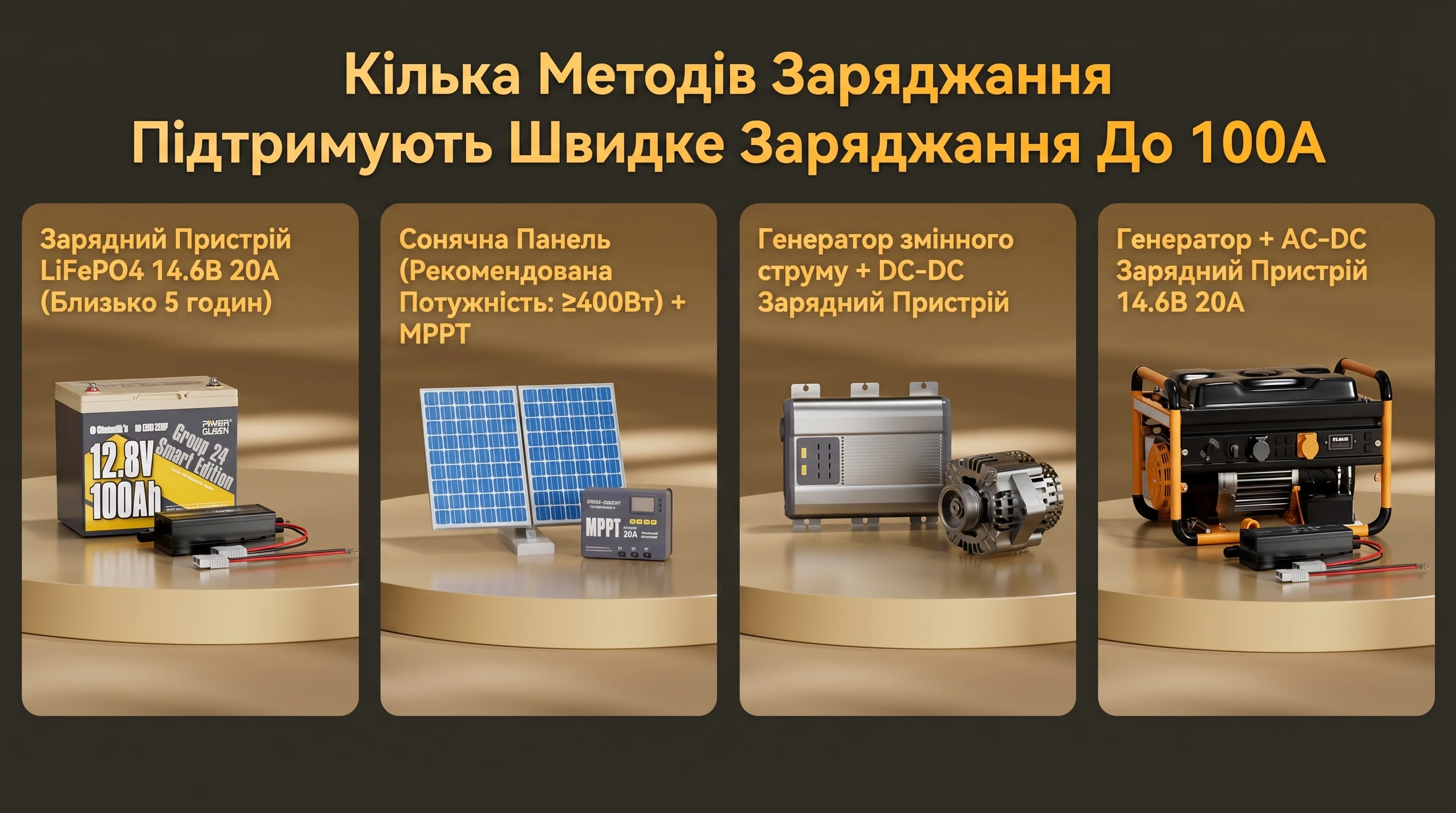 Использование аккумулятора Power Queen 12V 100Ah для автодомов и автономных систем