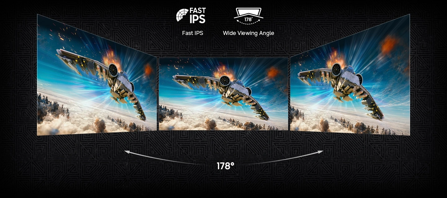 Быстрая панель IPS с углом обзора 178° на Odyssey G8 G80HS
