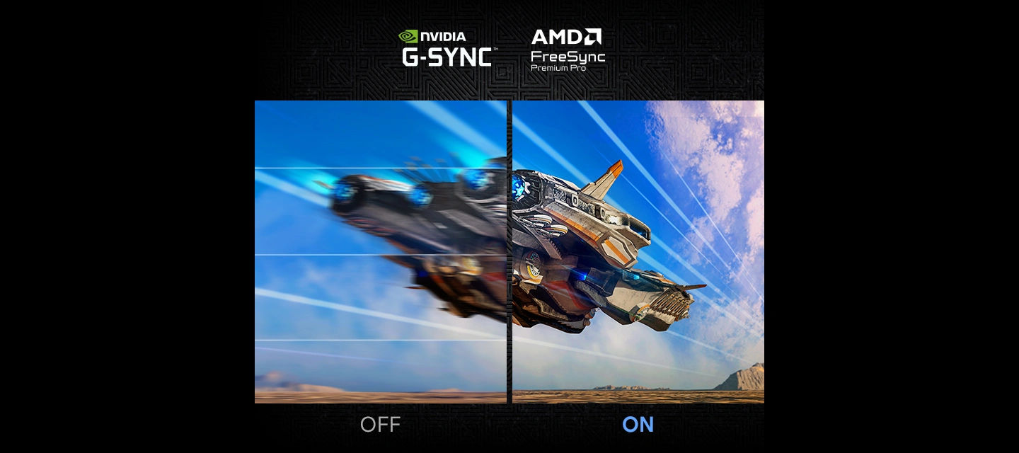 Совместимость с NVIDIA G-Sync и AMD FreeSync Premium