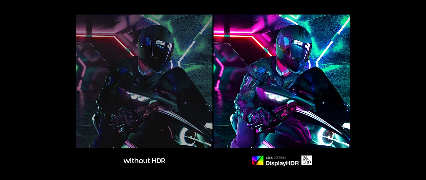 VESA DisplayHDR True Black 500 на Samsung Odyssey OLED G8