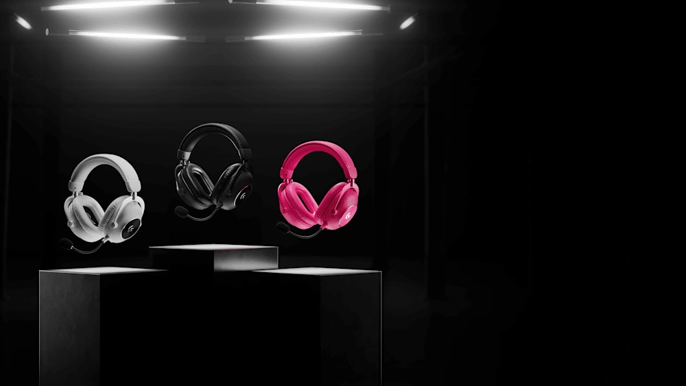 Гарнитуры Logitech G PRO X 2 LIGHTSPEED в белом, чёрном и розовом цветах