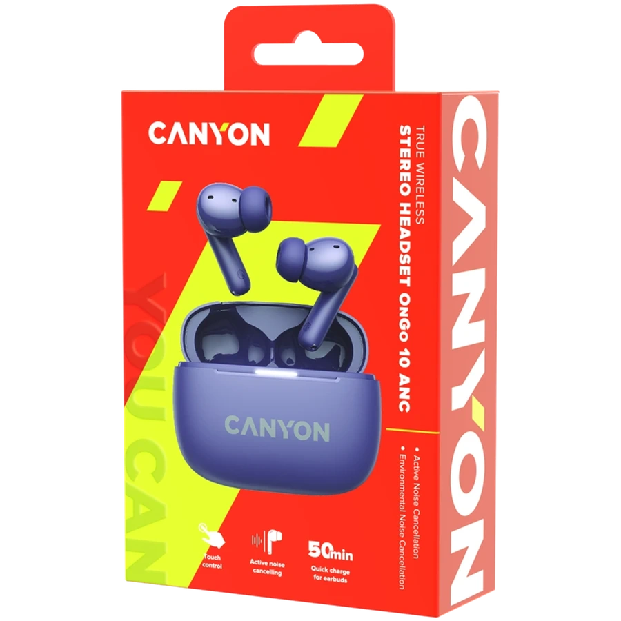Canyon OnGo TWS-10 Purple — комплект
