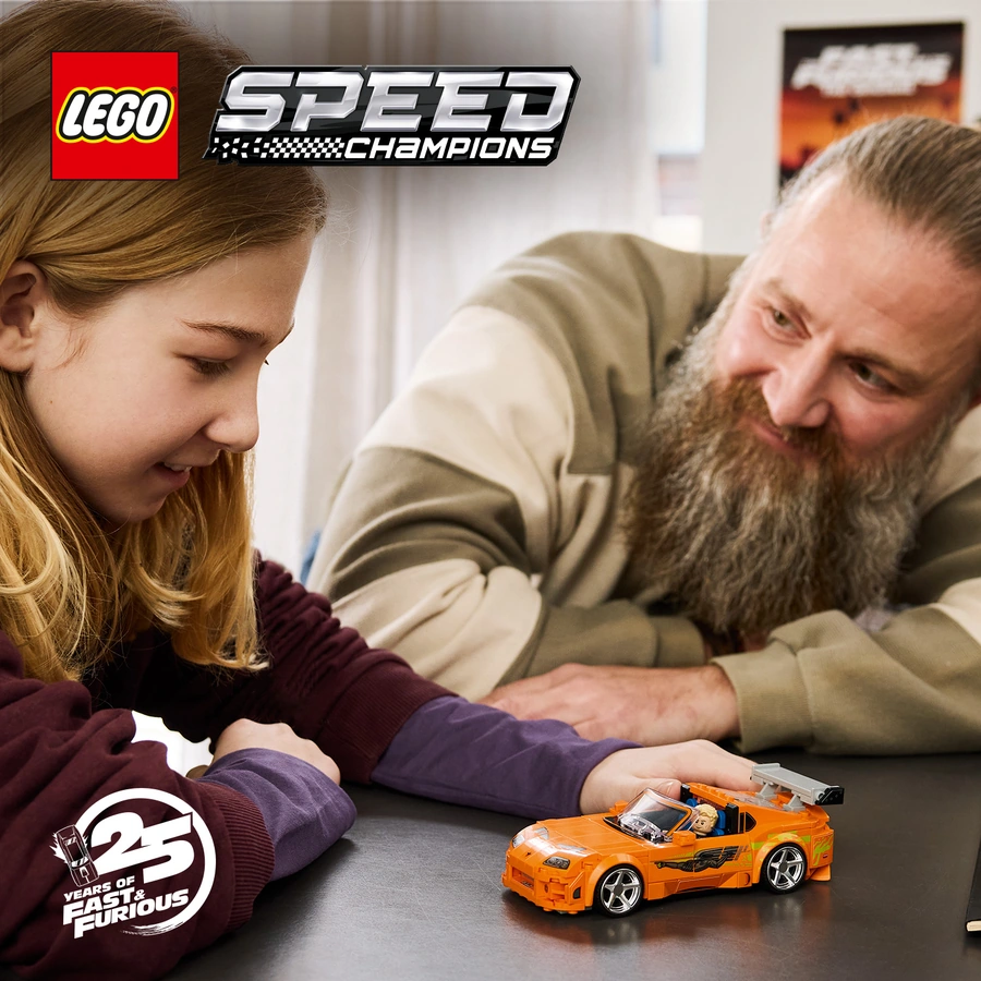 スプリガン4種セット Конструктор LEGO Speed Champions Форсаж: Toyota Supra MK4 292
