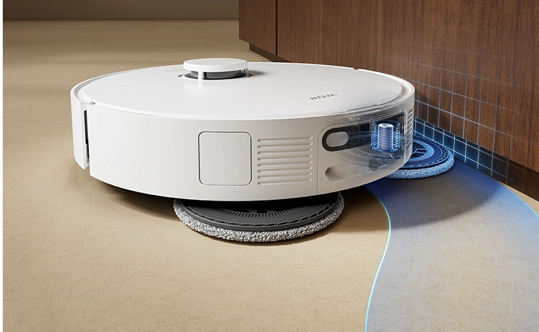 MOVA E40 Ultra миє підлогу під меблями завдяки висувній швабрі FlexMop