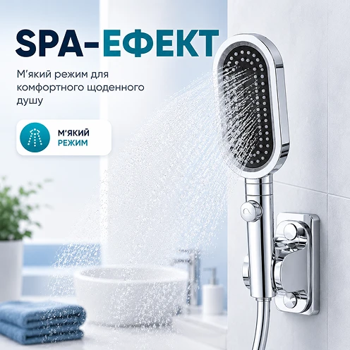 Мягкий расслабляющий SPA-режим подачи воды