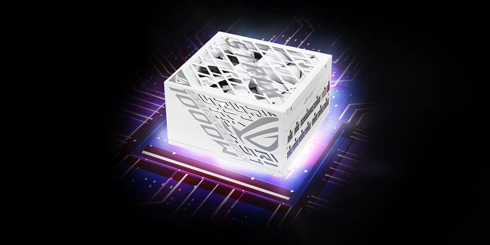 Блок питания ROG Strix 1000W Platinum White Edition