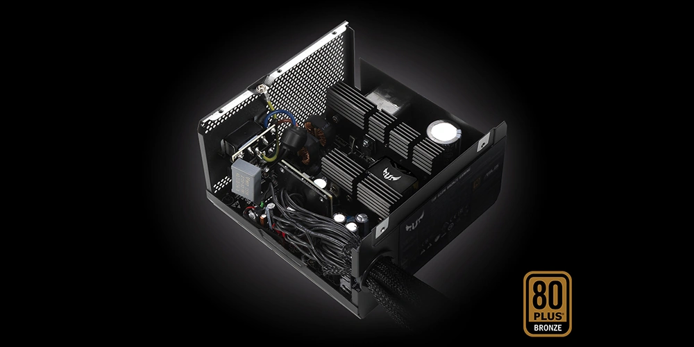 Сертификация 80 PLUS Bronze блока питания TUF Gaming 650W Bronze