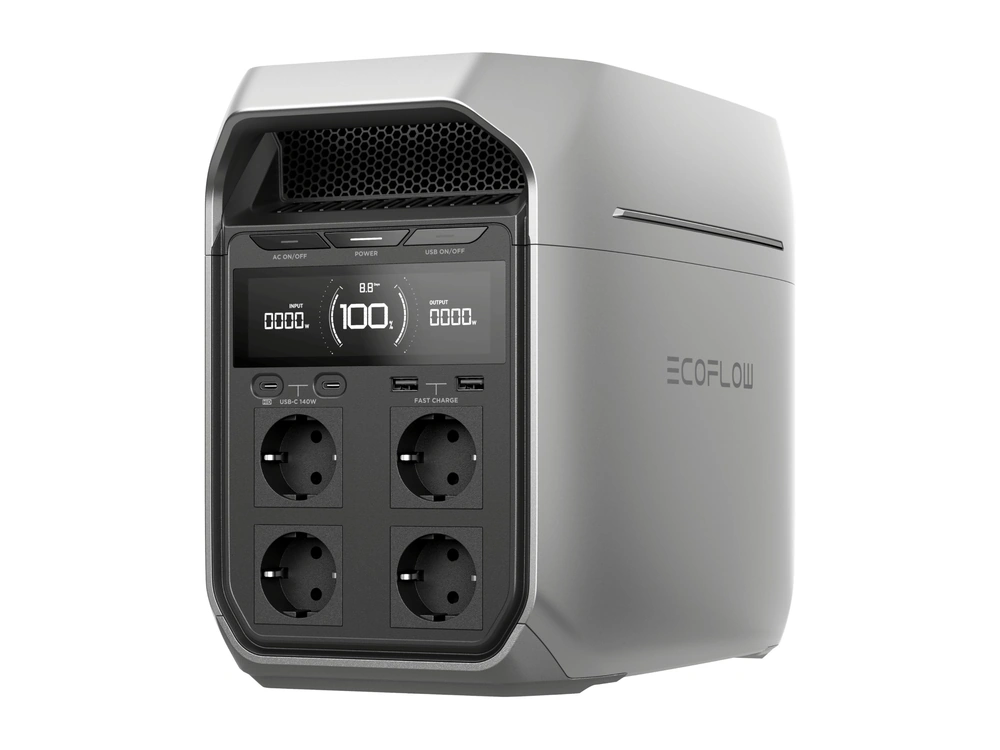 Зарядна станція EcoFlow DELTA 3 із чотирма розетками 230 В