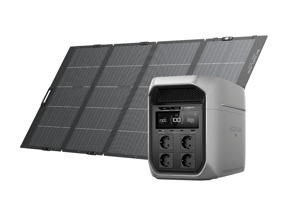 Зарядка EcoFlow DELTA 3 Max от солнечной панели