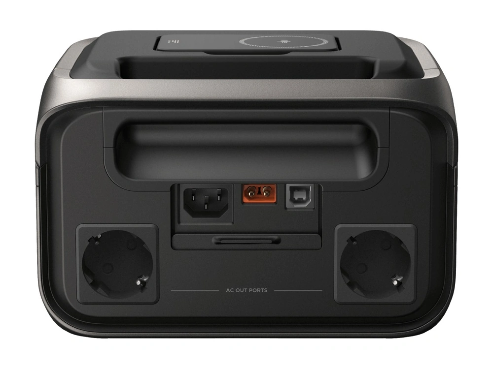 Панель разъёмов зарядной станции EcoFlow RIVER 3 Max Plus