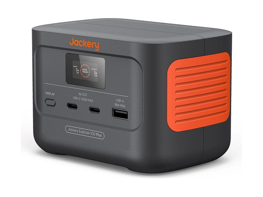 Зарядна станція Jackery Explorer 100 Plus, вигляд збоку