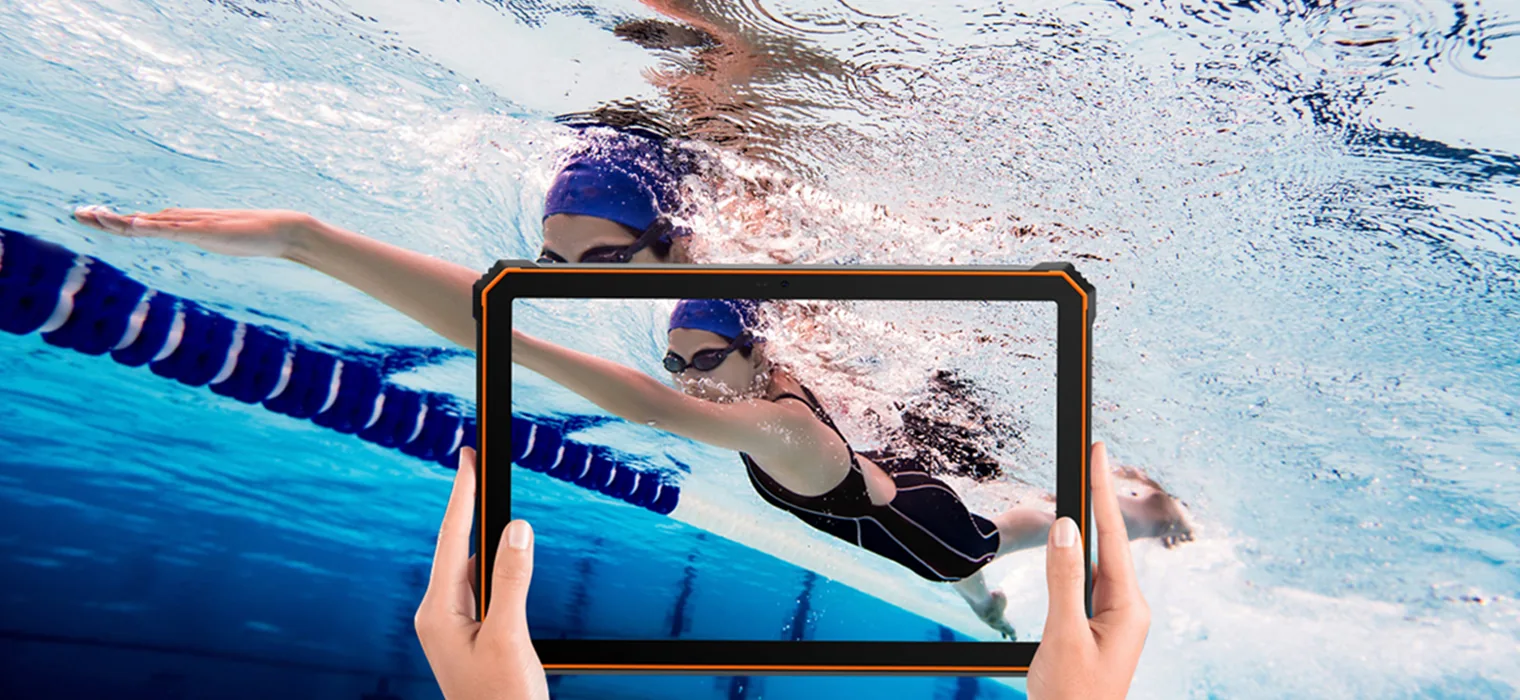 Съёмка под водой на планшет Blackview Active 5 в бассейне