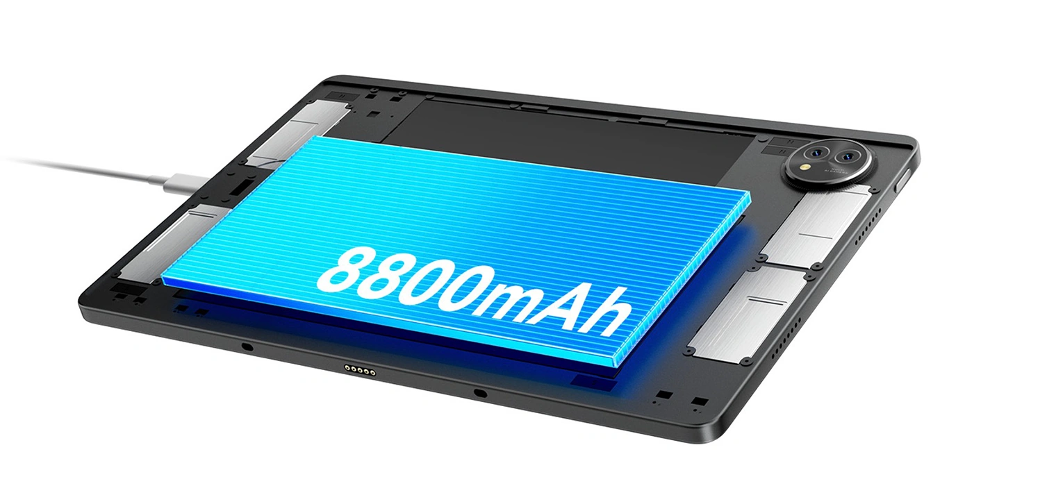 Аккумулятор ёмкостью 8800 мАч в планшете ZENO 10