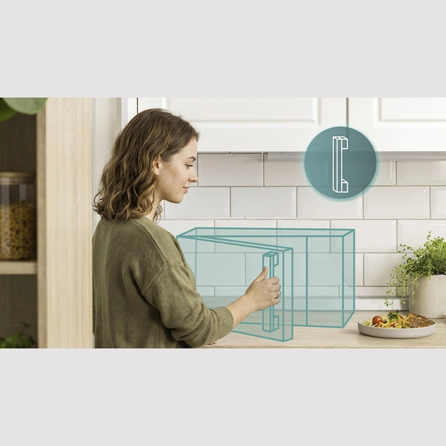 Эргономичная ручка дверцы микроволновой печи Gorenje