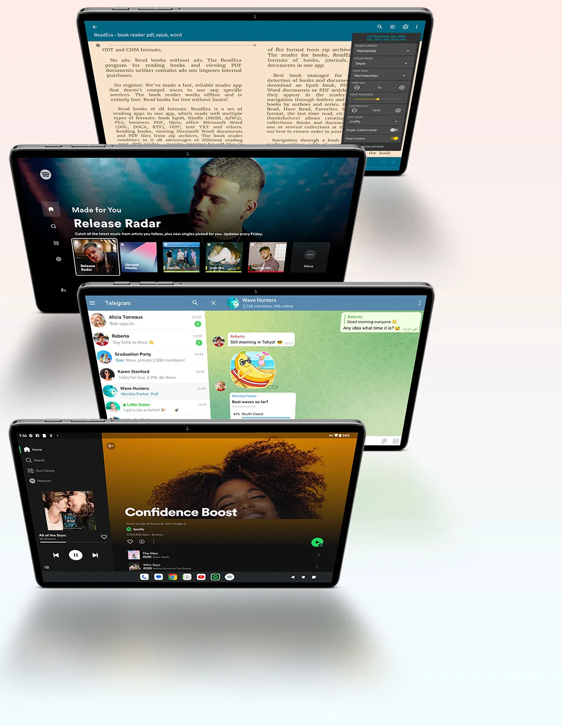 Додатки на планшеті Teclast P30T