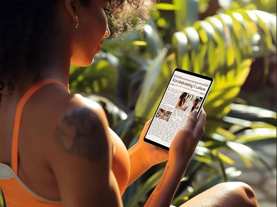 Чтение на планшете Teclast T50 Mini