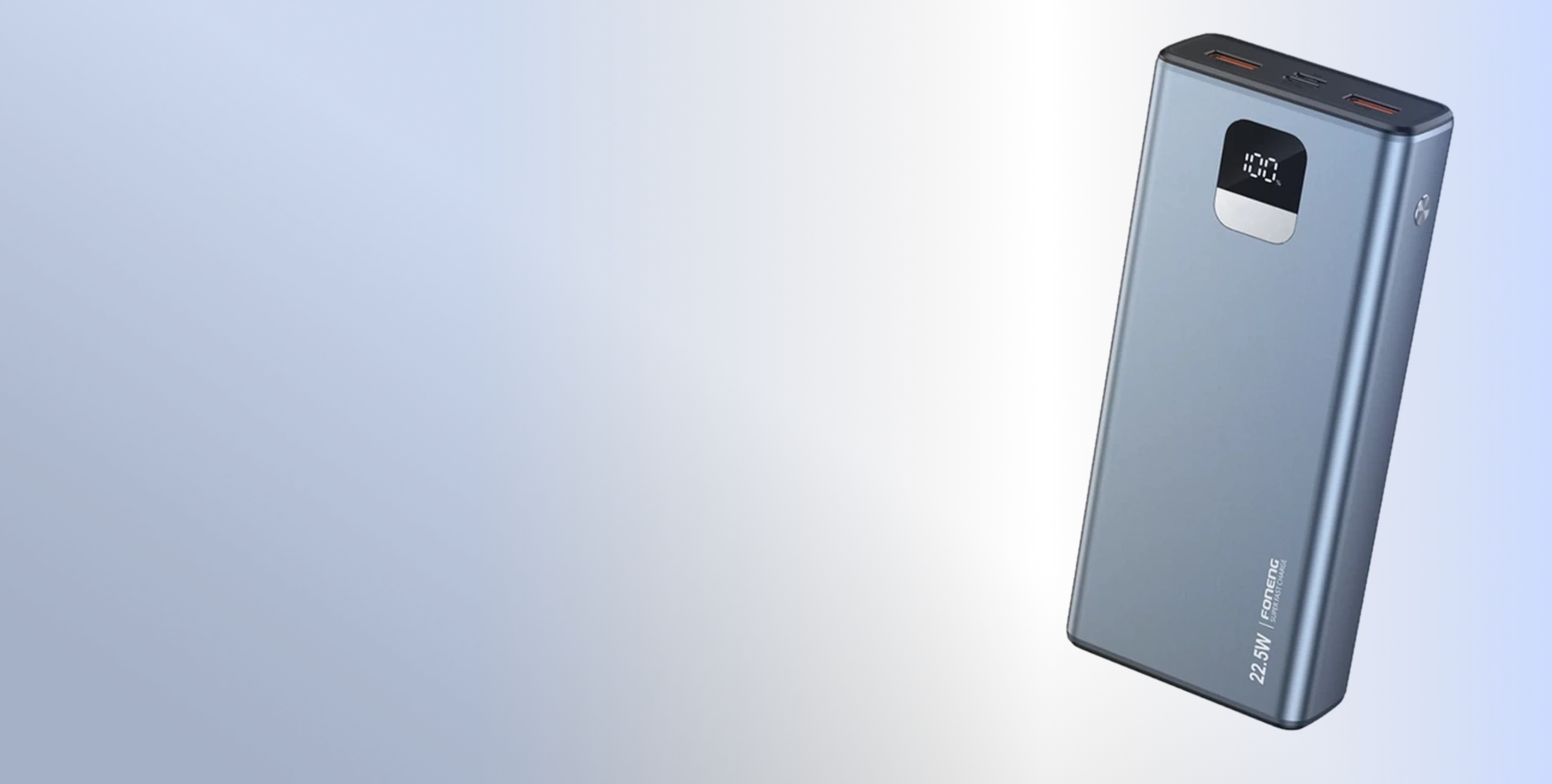 Портативный повербанк Foneng GT200 10000 mAh 22.5W с цифровым дисплеем