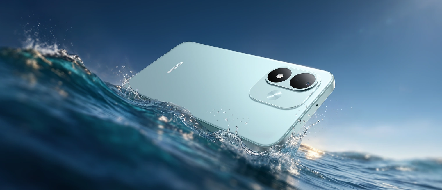 Redmi Note 17 5G в цвете Sky Teal