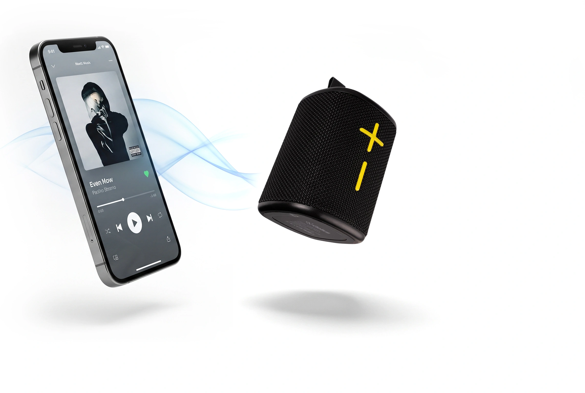Колонка Gelius Start X и смартфон — соединение Bluetooth 5.3
