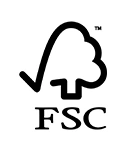 Логотип сертифікації довговічної деревини горіха FSC