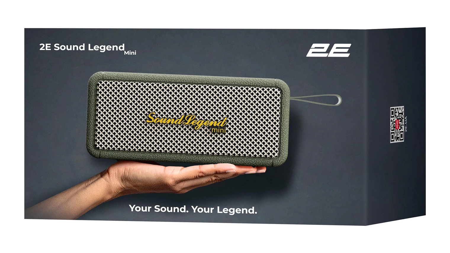 Упаковка портативной акустической системы 2E SoundLegend Mini