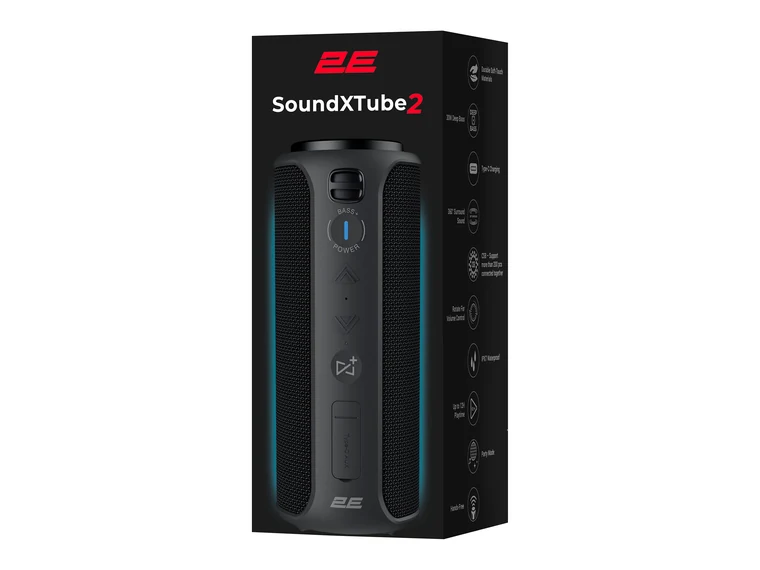 Упаковка портативной акустической системы 2E SoundXTube2