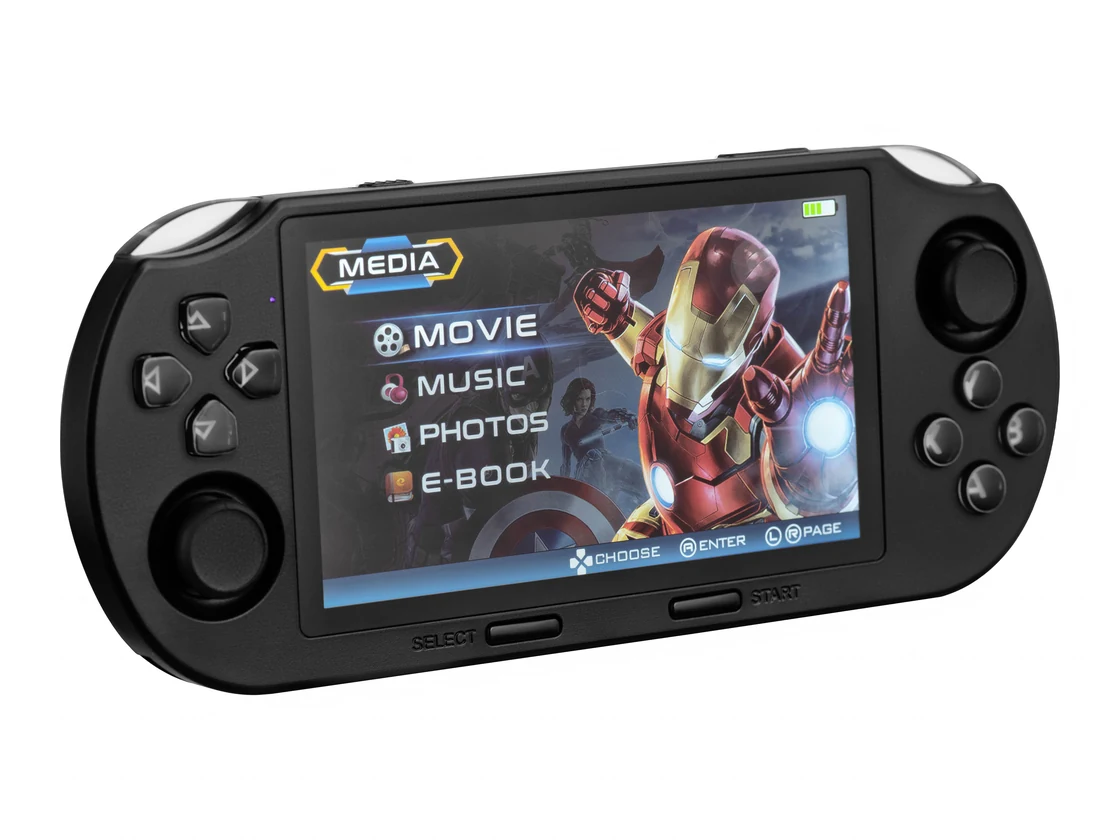 IPS-дисплей 4,5 дюйма консоли 2E 32bit Portable с меню мультимедиа