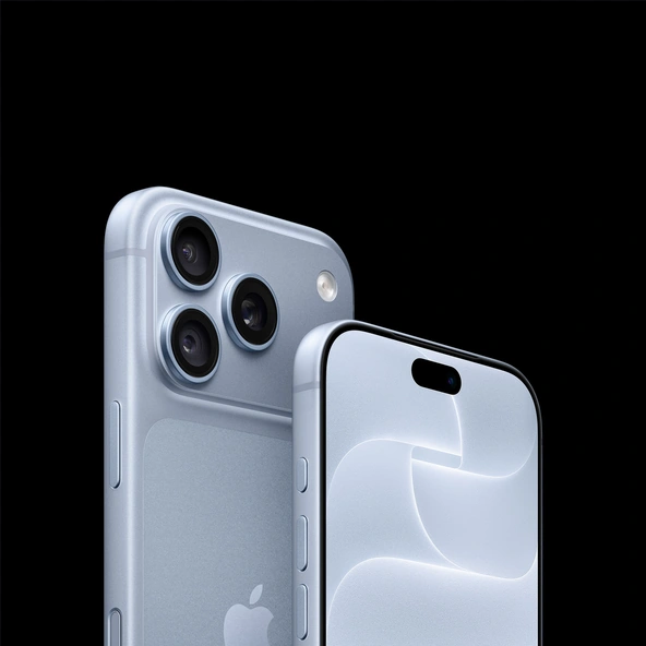 Два iPhone 18 Pro Max в цвете Glacier — задняя панель и дисплей