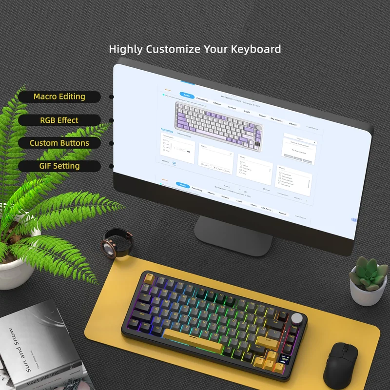 Настройка клавиатуры X85 PRO в программе с поддержкой QMK