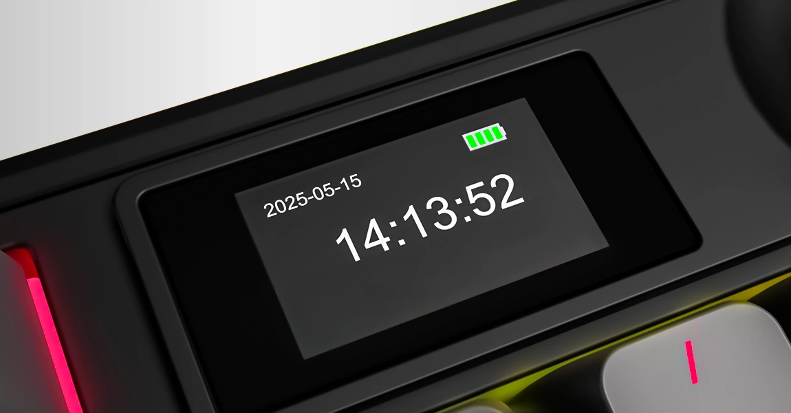 Интегрированный TFT-экран клавиатуры HATOR Skyfall Pro Wireless