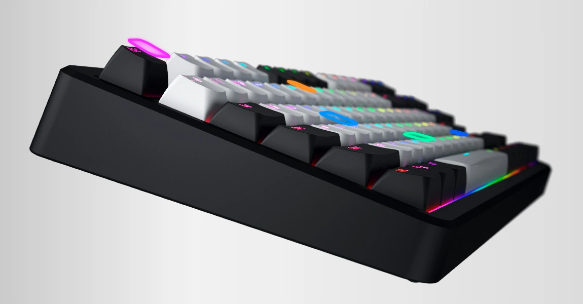 Корпус клавиатуры HATOR Rockfall 3 TKL Wireless с торцевой RGB-подсветкой