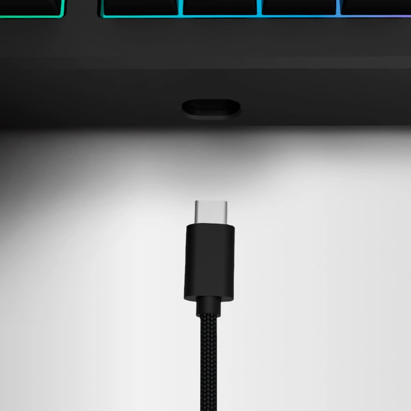 Съемный кабель USB Type-C клавиатуры HATOR Rockfall 3 TKL Wireless