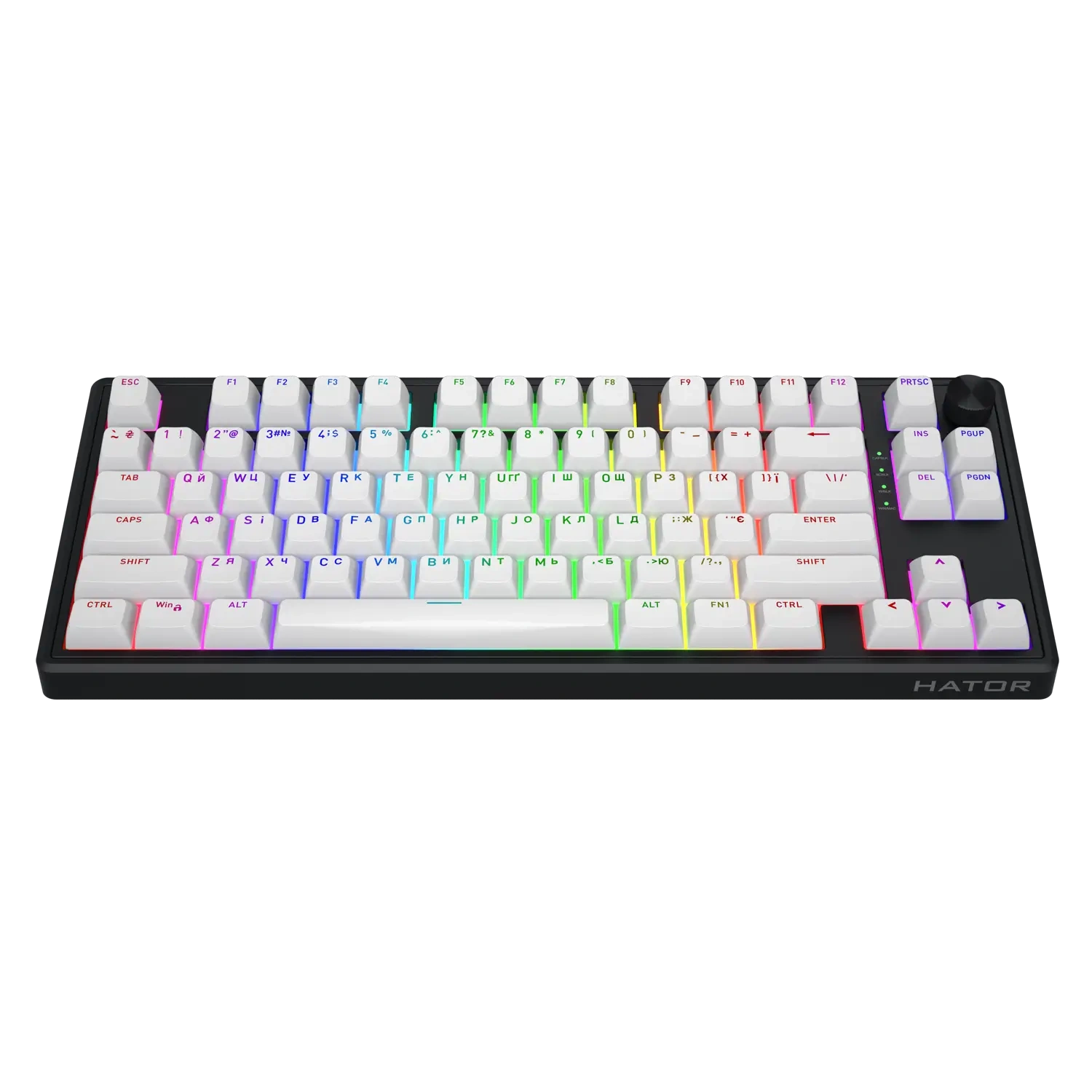 Дротова ігрова клавіатура HATOR Skyfall 80 MAG Ultra 8K з RGB-підсвічуванням