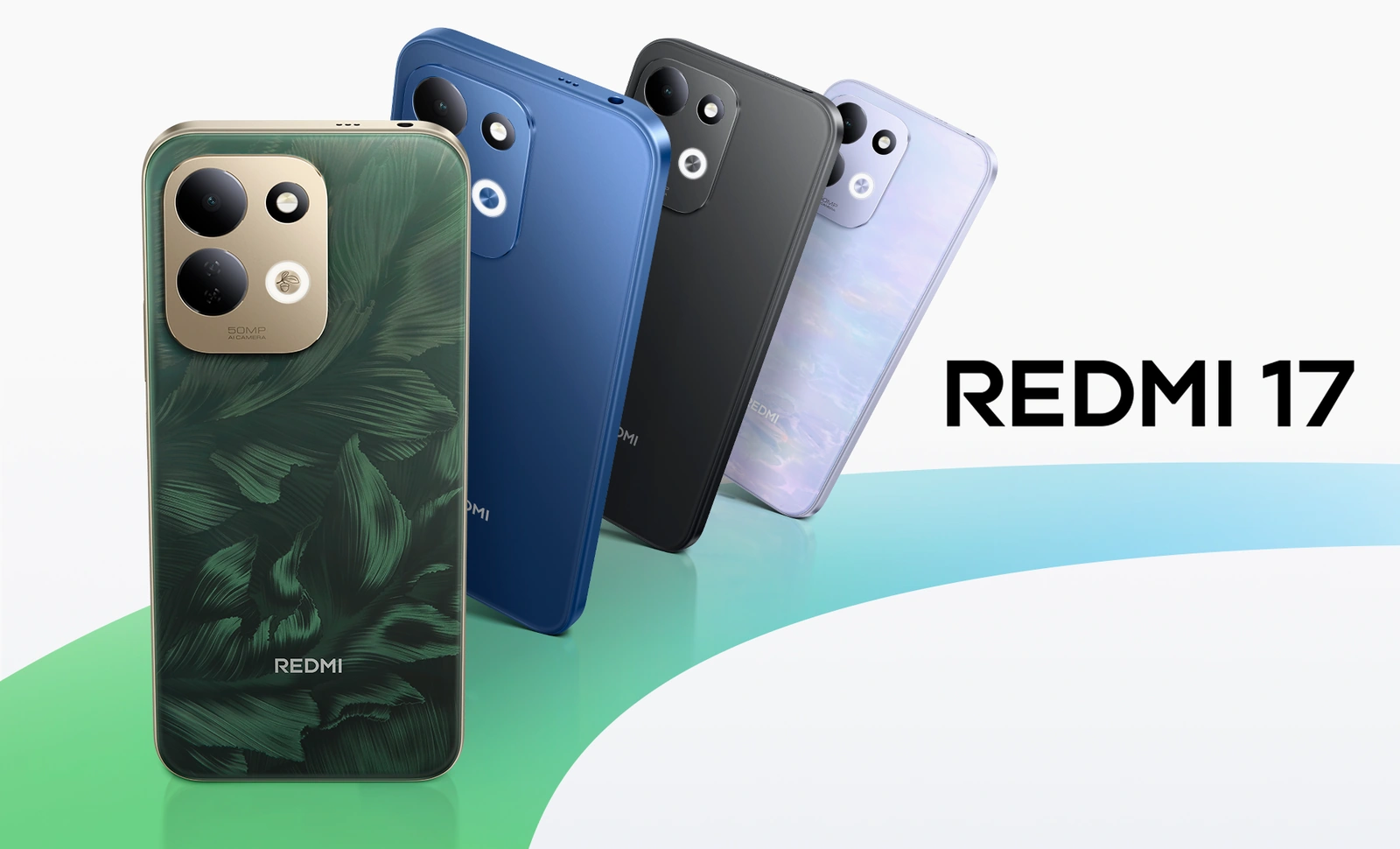 Смартфони Xiaomi REDMI 17 у різних кольорах