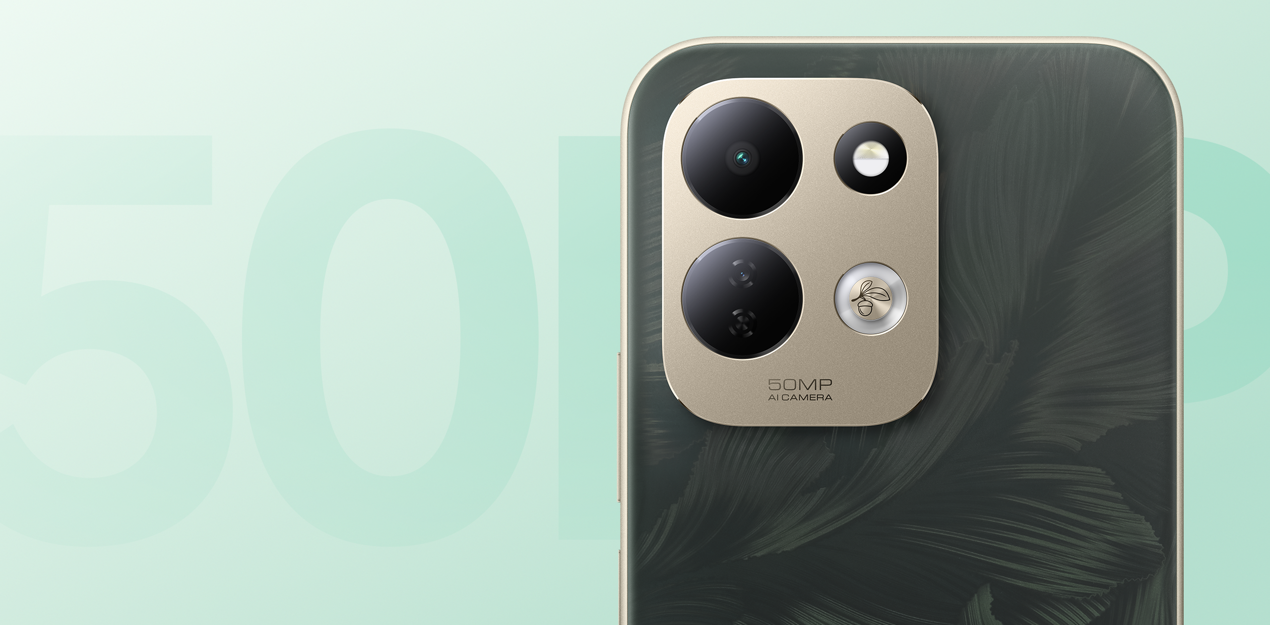 50MP AI dual camera system