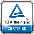 TÜV Rheinland Certified