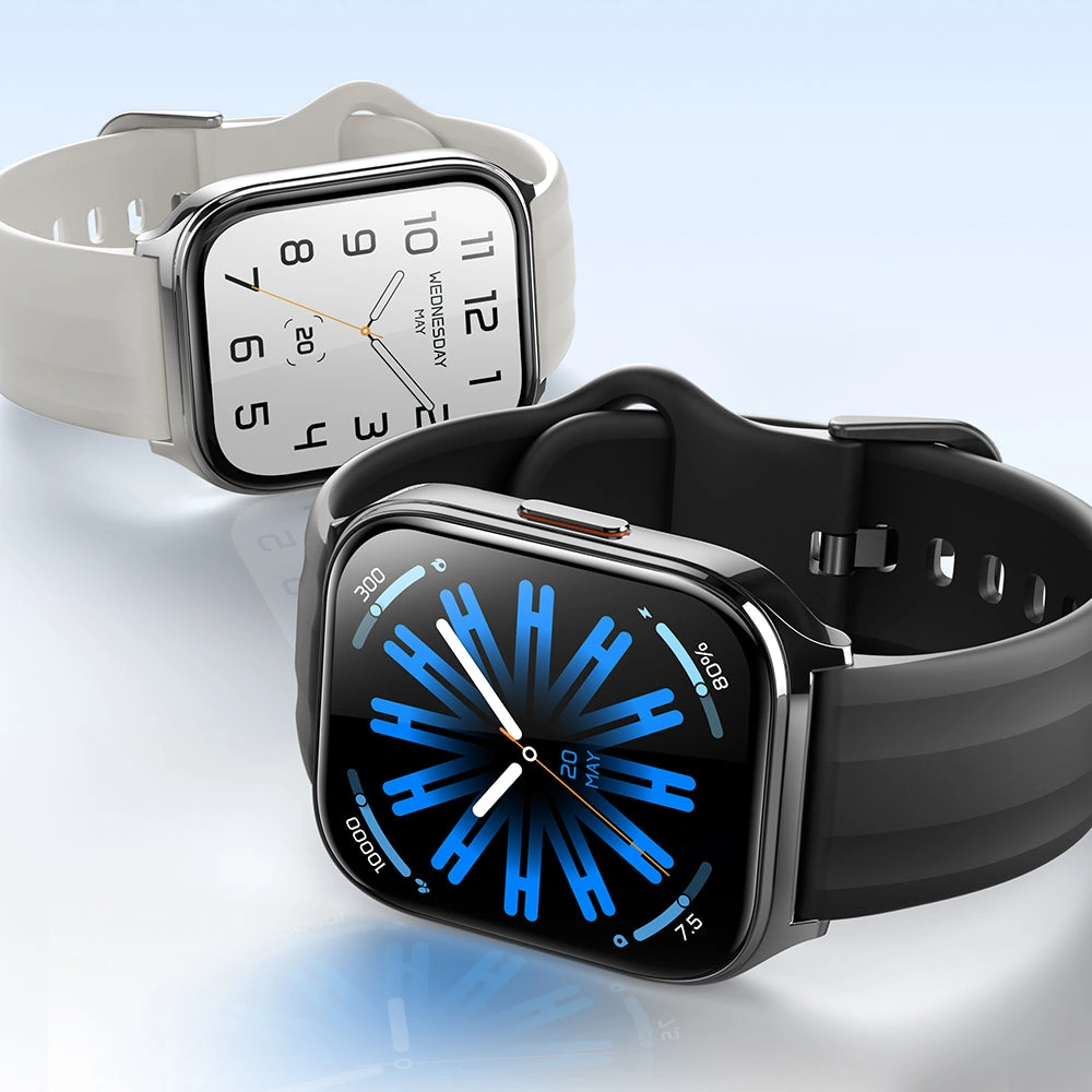 Смарт-часы Haylou Watch 3 в чёрном и серебристом цветах