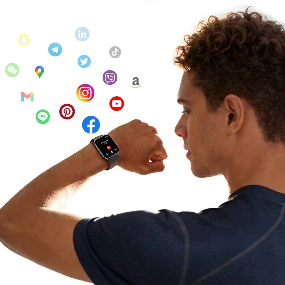 Уведомления приложений на Haylou Watch 3
