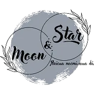 Логотип бренду сучасного домашнього текстилю Moon&Star