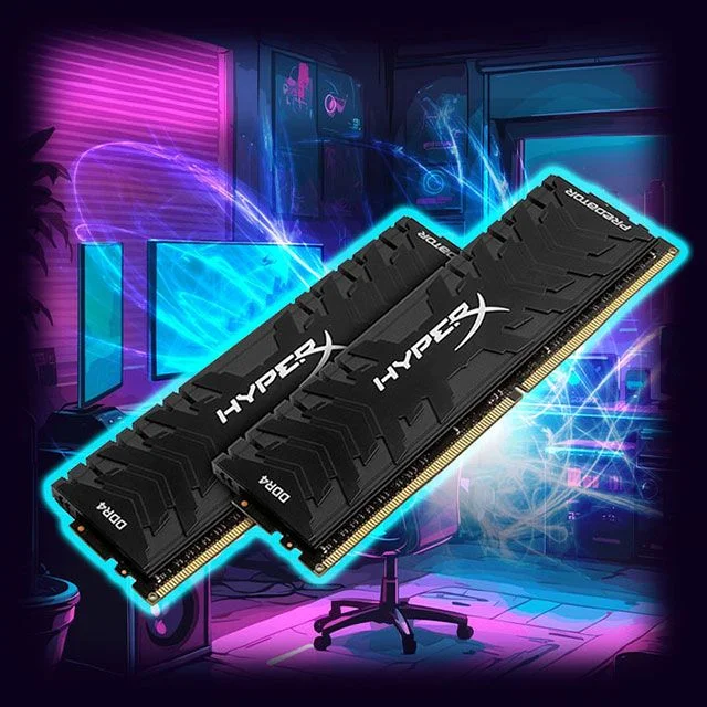 Оперативна пам'ять 16GB DDR4 (дві планки по 8GB)