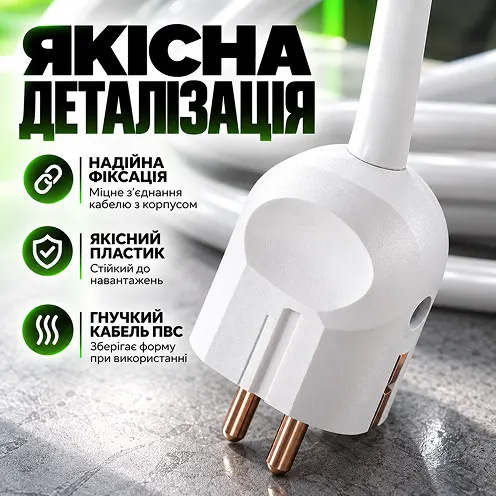 Якісна деталізація, міцний пластик та надійна фіксація компонентів