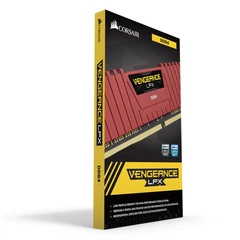 Модуль памяти DDR4 2х8GB/3000 Corsair Vengeance LPX Red